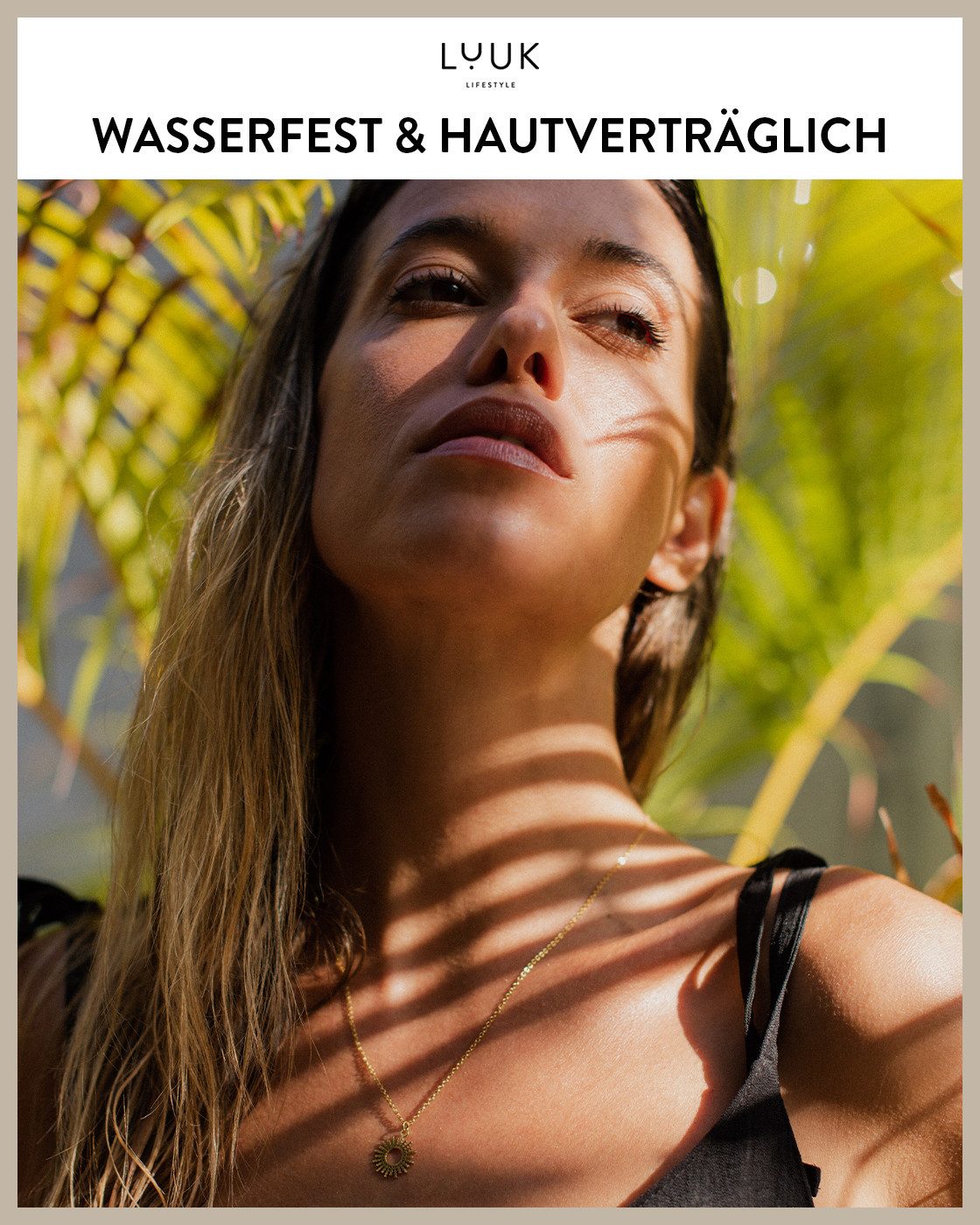 LUUK LIFESTYLE Kette mit Anhänger Sonne, günstig online kaufen