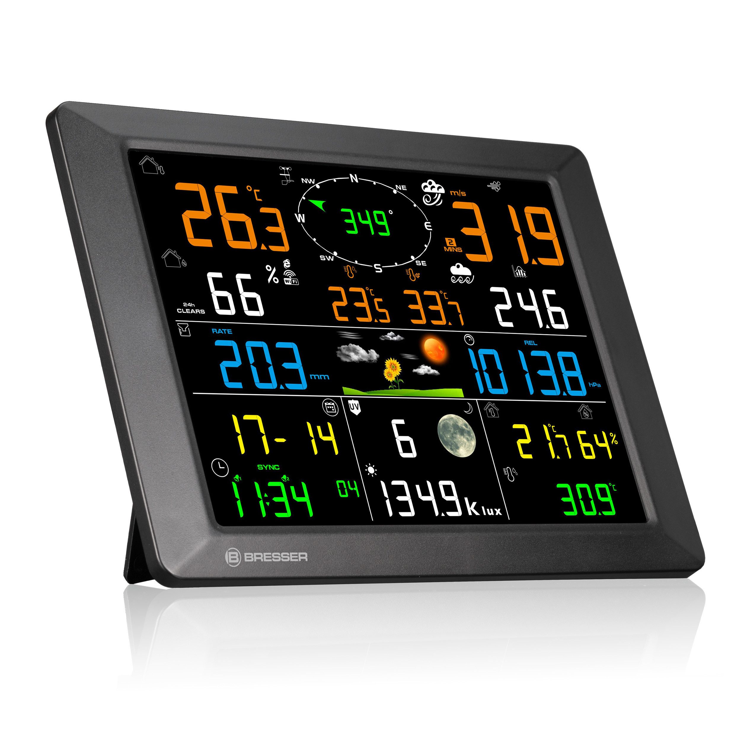BRESSER BRESSER 7-in-1 LoRa Profi-Wetterstation Terral Wetterstation