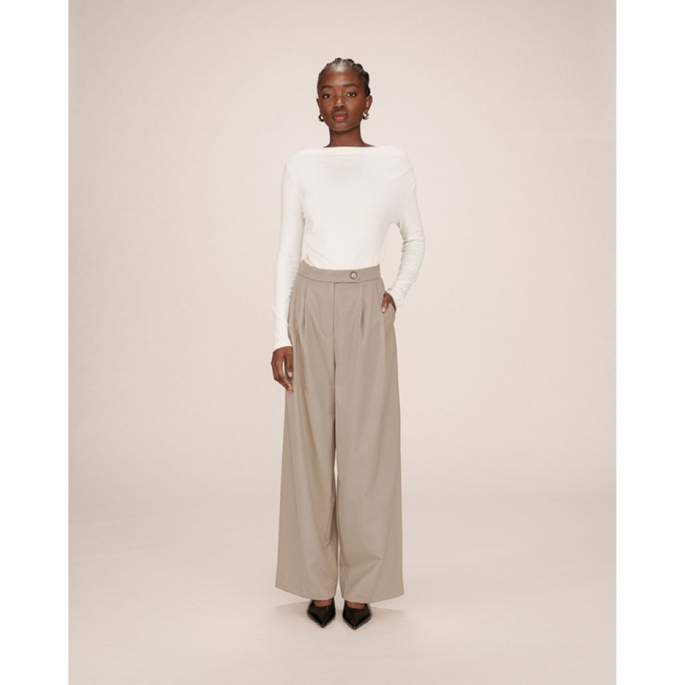 Grace & Mila Stoffhose Tailored trousers STROKES - Stoffhose - Businesshose - Palazzo