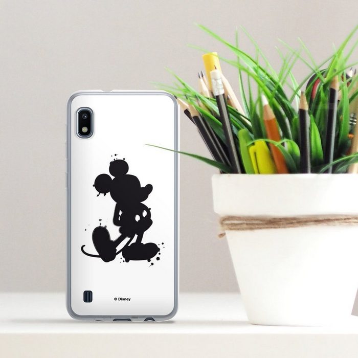 DeinDesign Handyhülle Mickey Mouse Offizielles Lizenzprodukt Disney Mickey Mouse - Splash Samsung Galaxy A10 Silikon Hülle Bumper Case Handy Schutzhülle