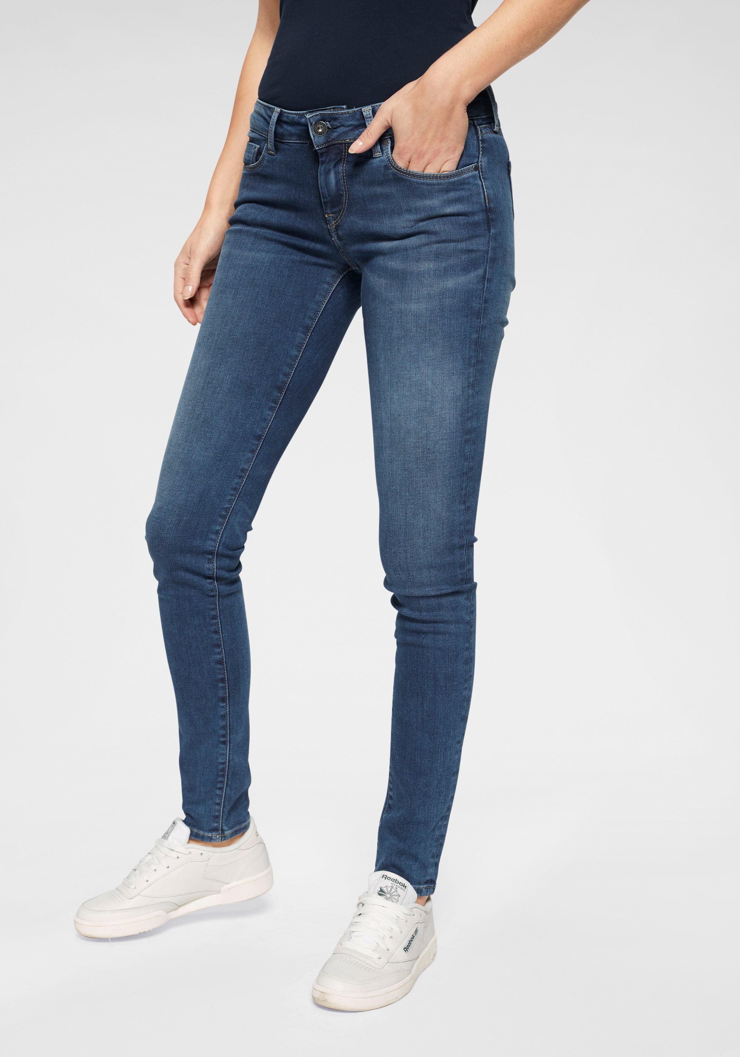 Pepe Jeans Skinny-fit-Jeans "SOHO" im 5-Pocket-Stil mit 1-Knopf Bund und St günstig online kaufen
