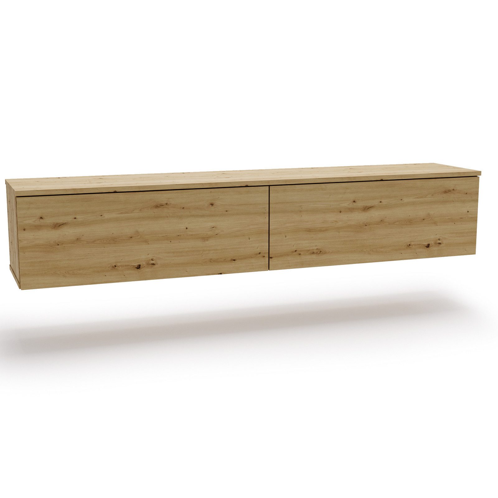KOBI S.C. TV-Schrank TV-Lowboard KOBI 160 cm Artisan Eiche hängend oder stehend für Wohnzim