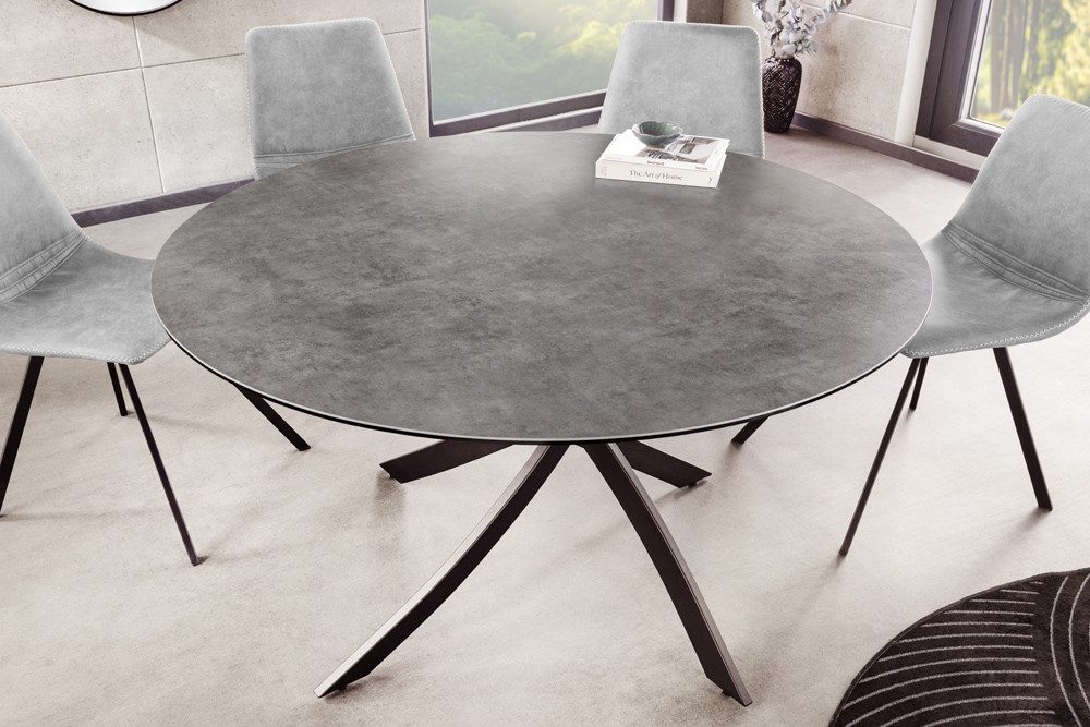 riess-ambiente Esstisch ALPINE 120cm anthrazit/schwarz · günstig online kaufen