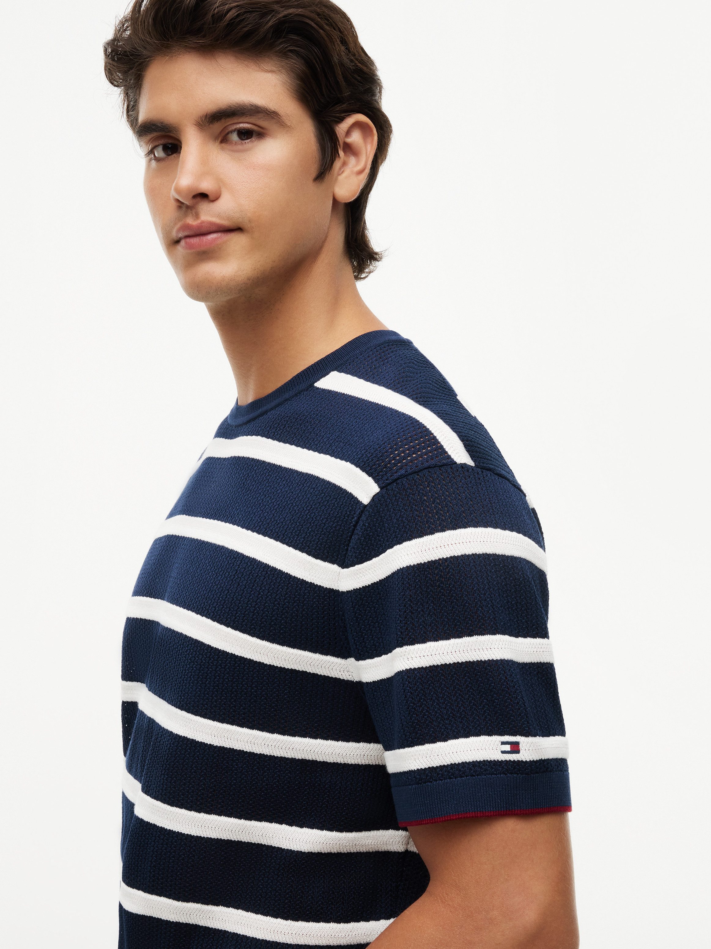 Tommy Hilfiger Kurzarmpullover Dress Casual Premium Line Knit Shirt – Bild 3 von 5
