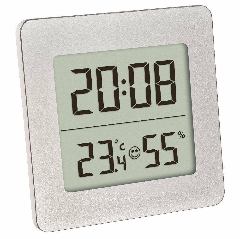 PEARL Innenthermometer: Digitales Thermometer/Hygrometer mit