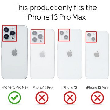 Nalia Smartphone-Hülle Apple iPhone 13 Pro Max, Klare 360 Grad Hülle / Rundumschutz / Transparent / Displayschutz Case
