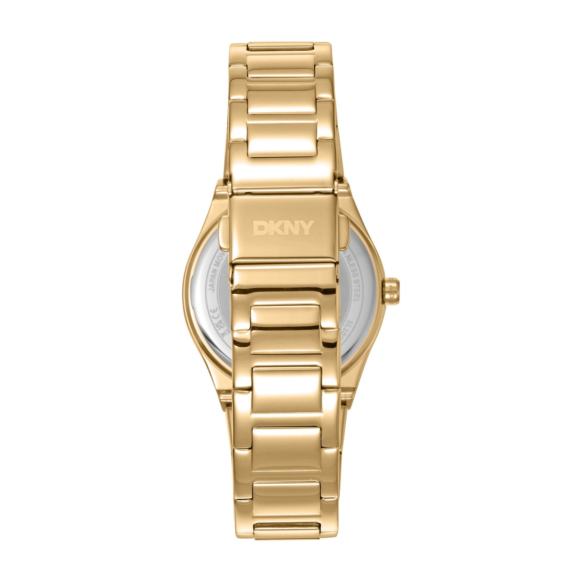DKNY Quarzuhr Logo watch DK1L102M0035, Armbanduhr, Damenuhr, Edelstahlarmband, analog