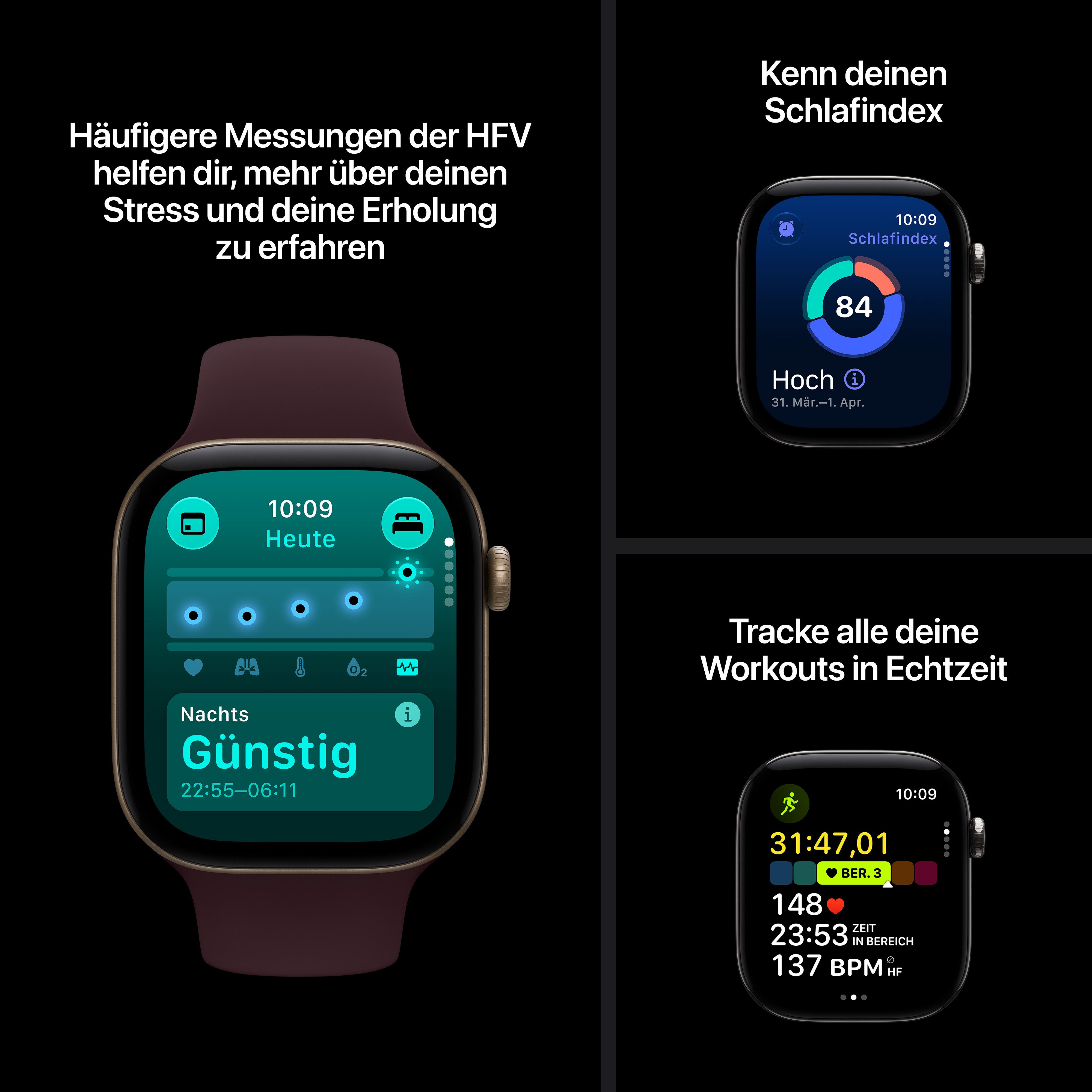Apple Watch Series 12 Aluminium Smartwatch (4,2 cm/1,65 Zoll, Watch OS) – Bild 5 von 5