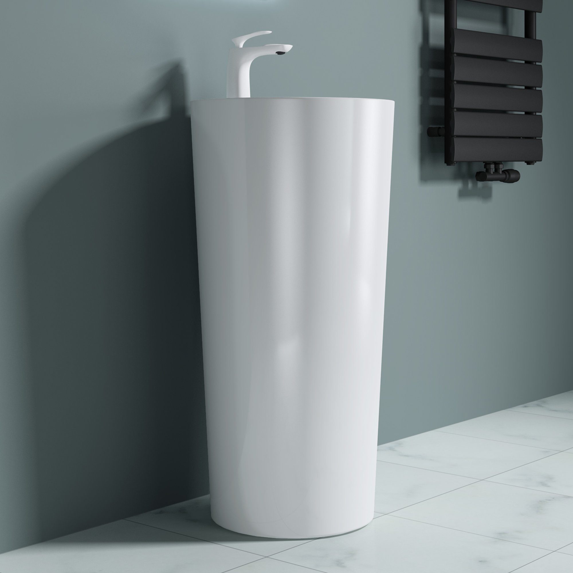 doporro Waschbecken 45x45x90cm Design Standwaschbecken Col35 günstig online kaufen