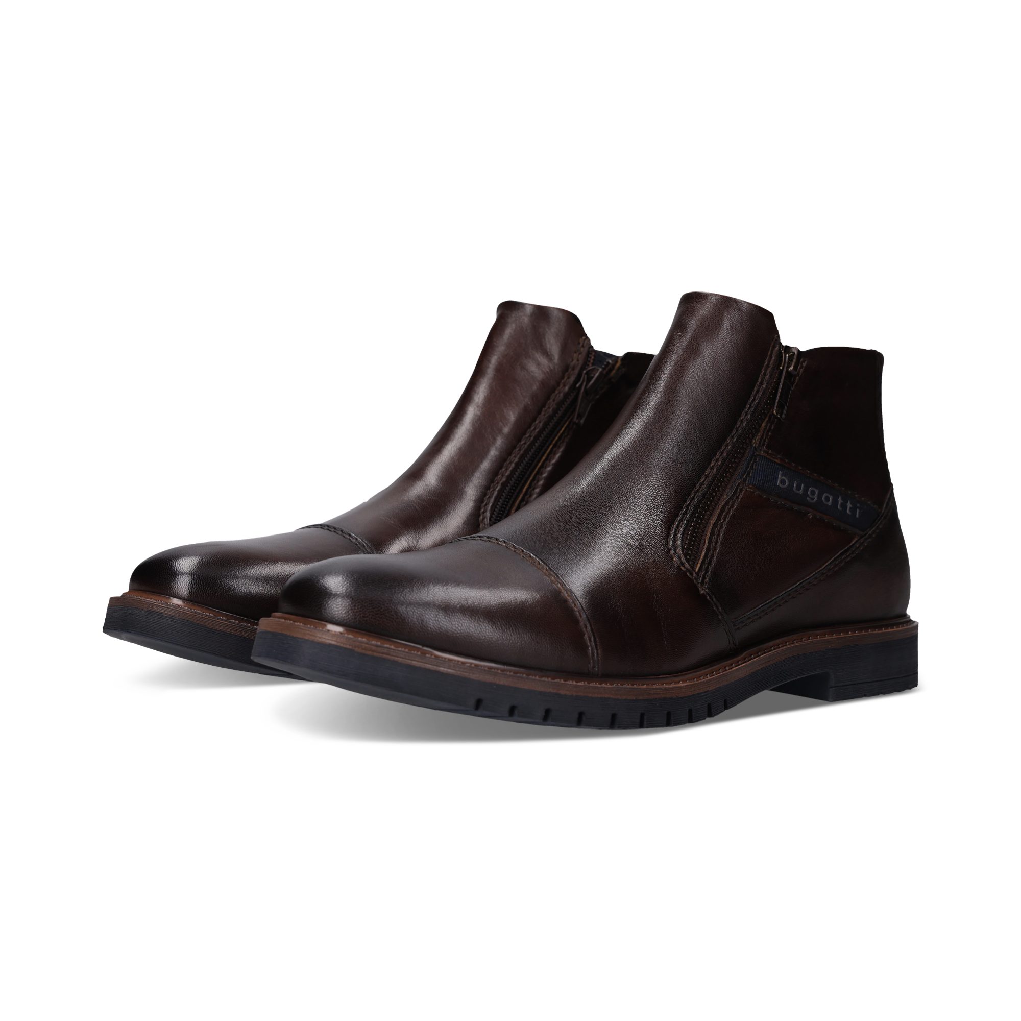 bugatti Stiefelette Boots mit beidseitigen Reißverschlüssen