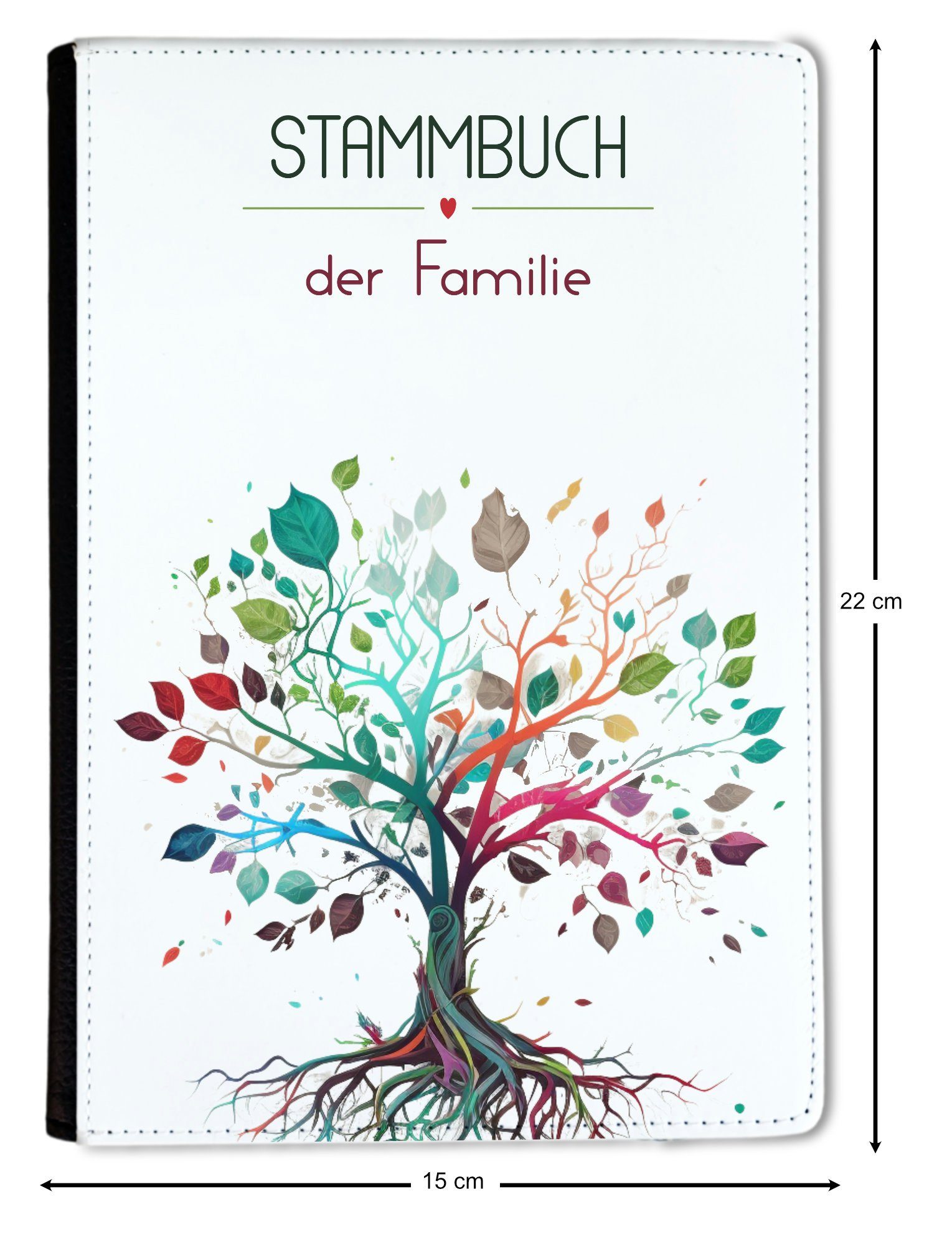 CreaDesign Notizbuch Stammbuch A5 Lebensbaum bunt
