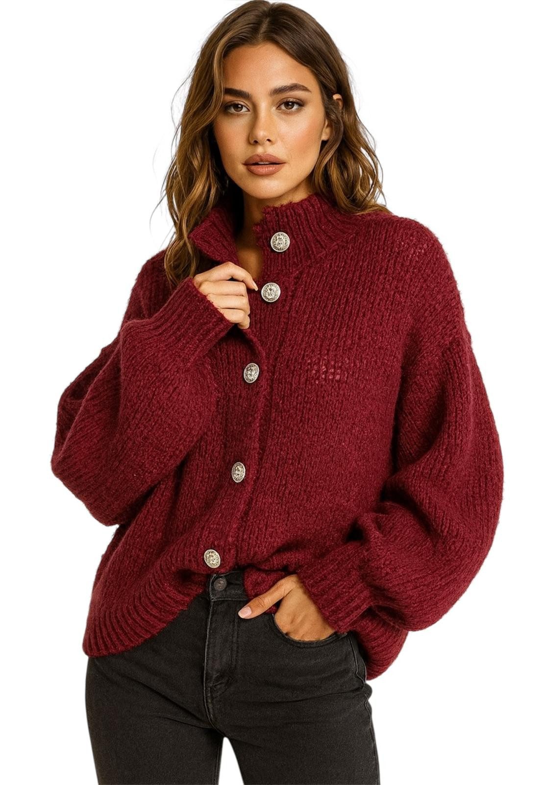 Worldclassca Cardigan WORLDCLASSCA Damen Cardigan Oversize Strickjacke mit günstig online kaufen