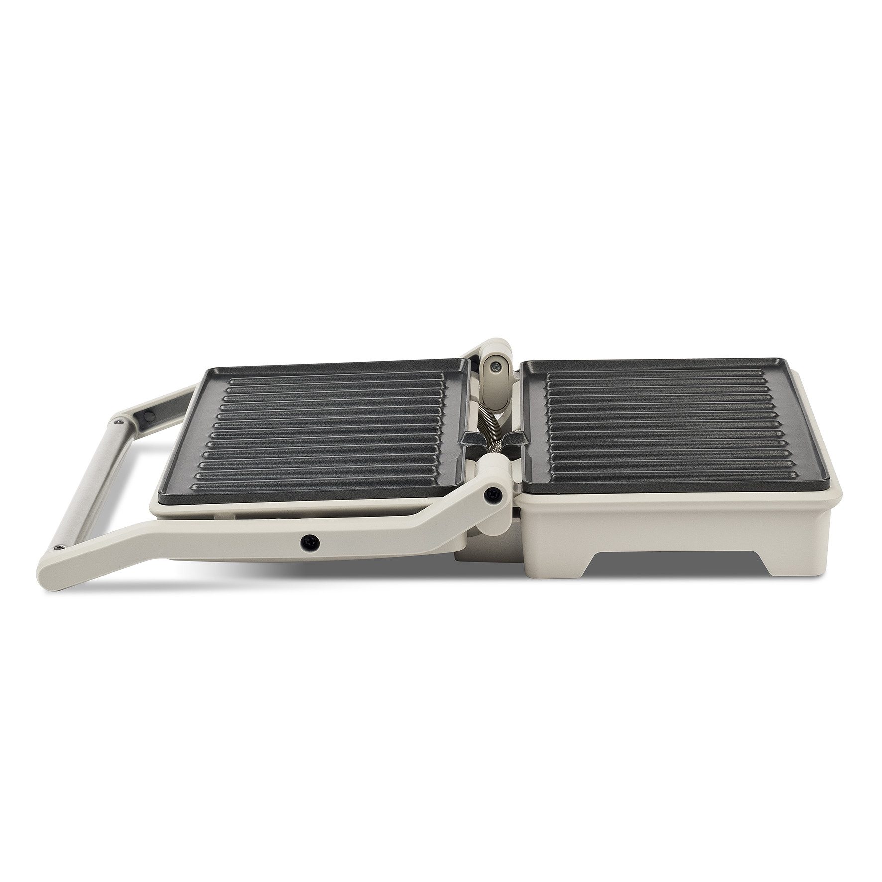 Girmi Kontaktgrill TS15, 900 W, Keramik-Antihaft, 180°-Öffnung, Fettauffangschale