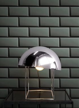 Newroom Vliestapete, Grau Tapete Retro Fliesen - Fliesentapete Schwarz Modern Glatte Struktur für Bad Küche Flur