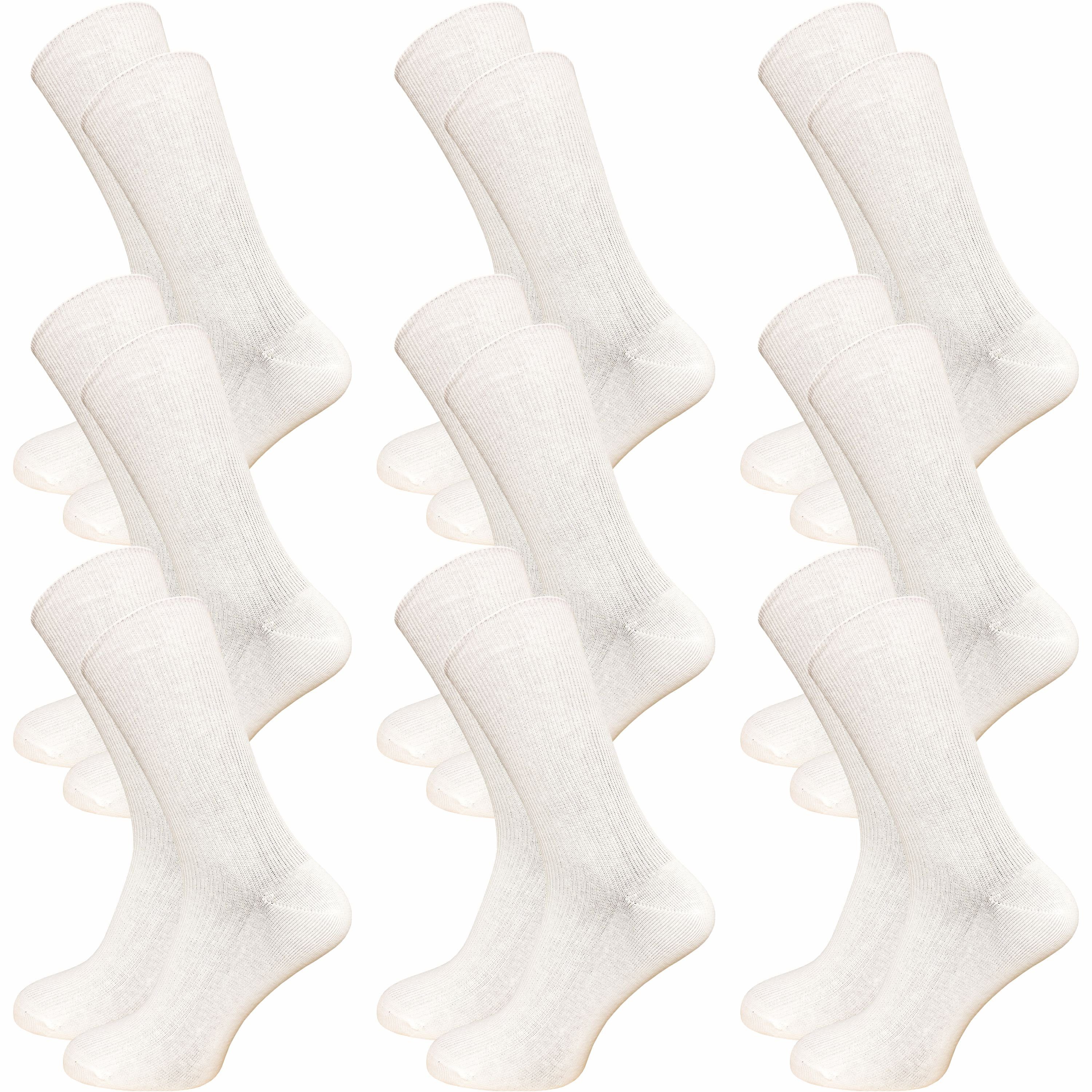 GAWILO Diabetikersocken für Damen und Herren ohne Gummi, extra weit, Venensocke (9 Paar) ohne drückende Naht, mit atmungsaktiver Baumwolle, auch für Senioren