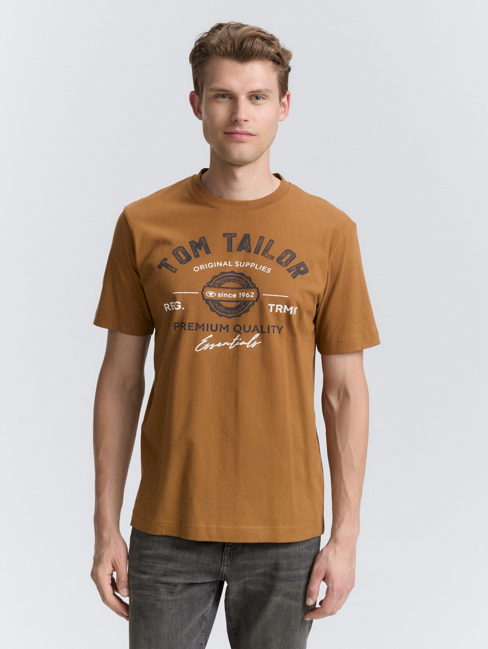 TOM TAILOR T-Shirt T-Shirt mit Logo-Print günstig online kaufen