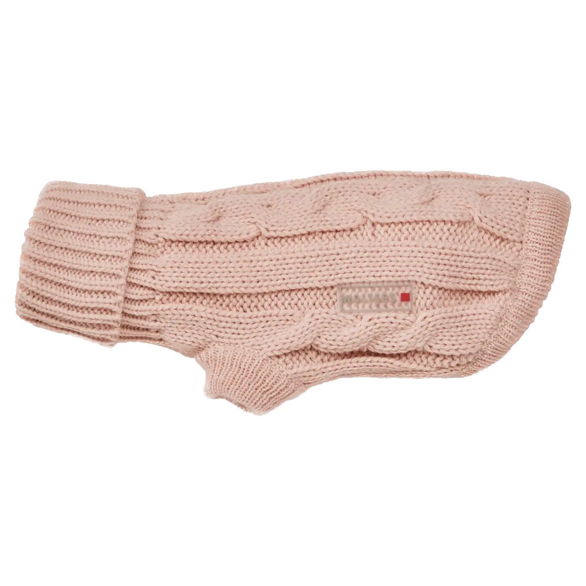 Wolters Hundepullover Zopf-Strickpullover rosa