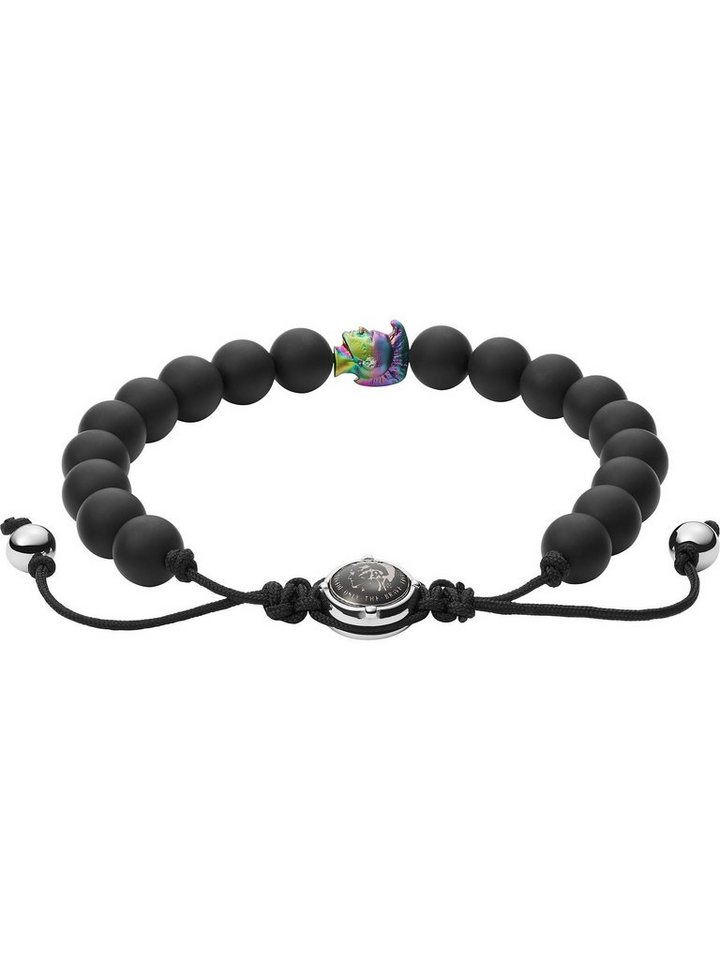 Diesel Edelstahlarmband, Trendig schwarz... Diesel Edelstahlarmband, Trendig schwarz...