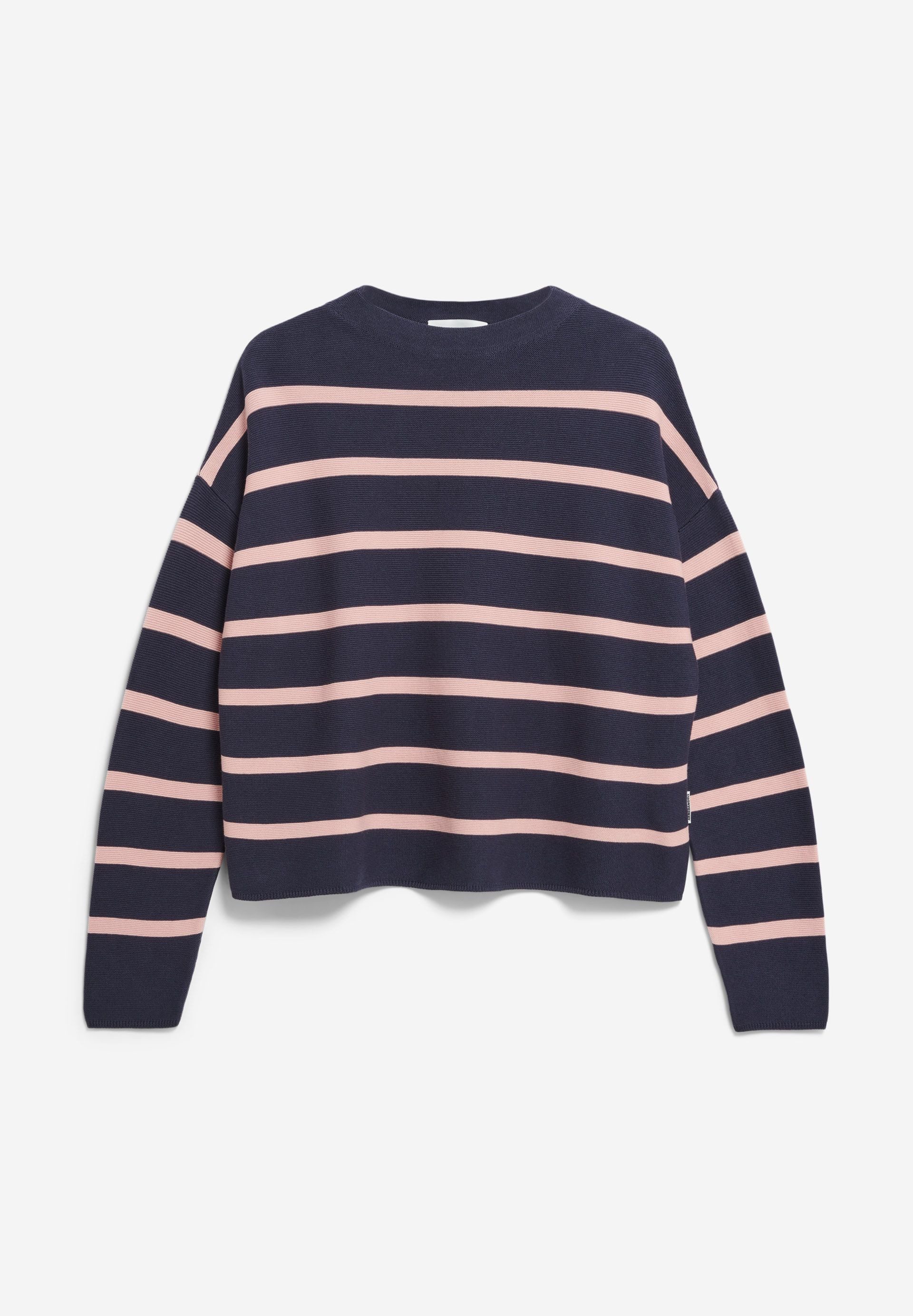 Armedangels Rundhalspullover MERINAA STRIPES günstig online kaufen