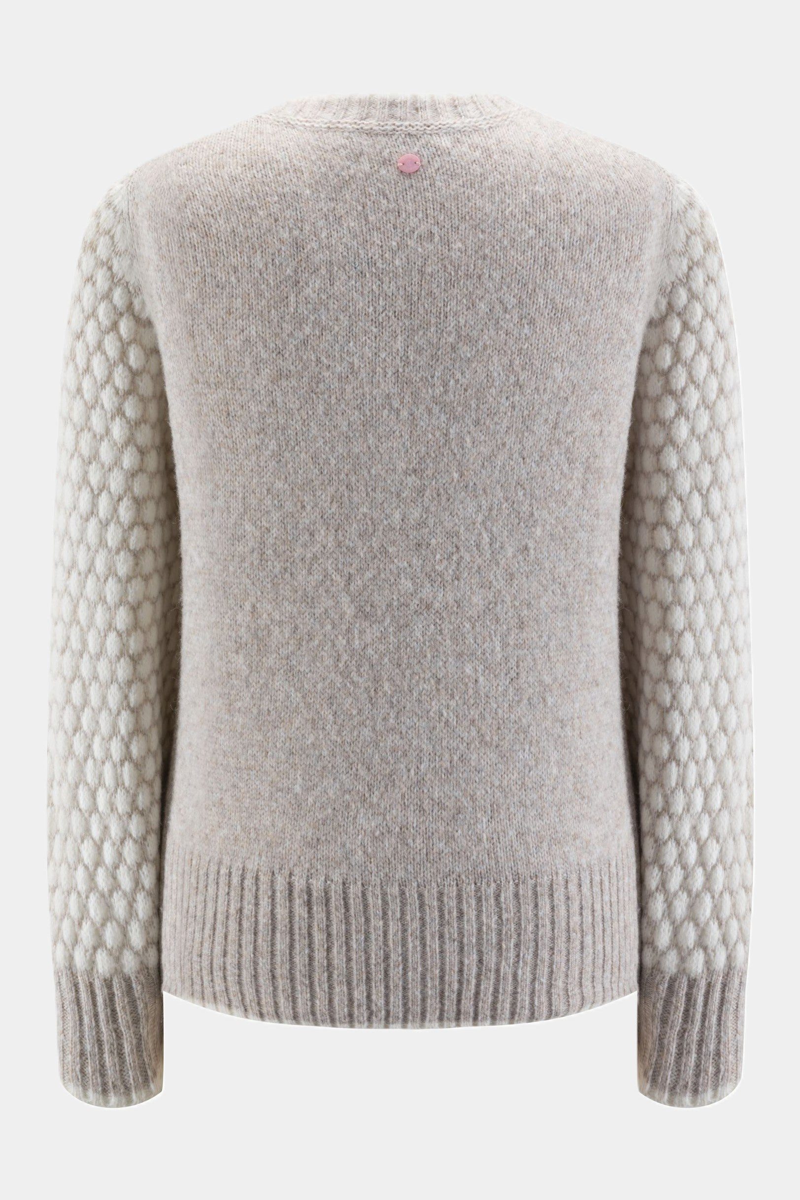 Zaubermond Strickpullover Zaubermond Strickpullover mit Strukturärmeln günstig online kaufen
