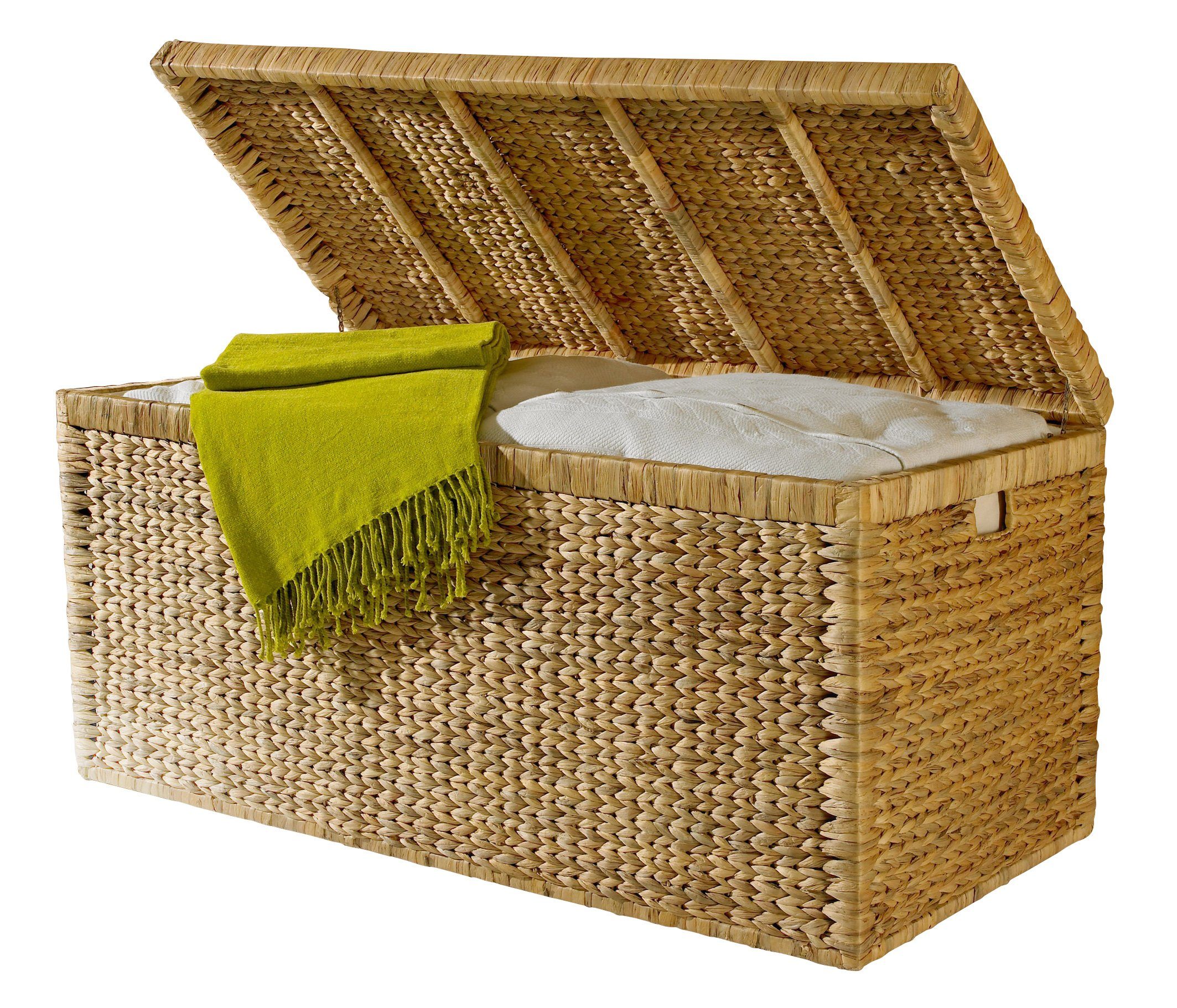 ARTRA Truhe ARTRA XXL große Truhe Geflecht 110 cm, natur Aufbewahrungstruhe günstig online kaufen