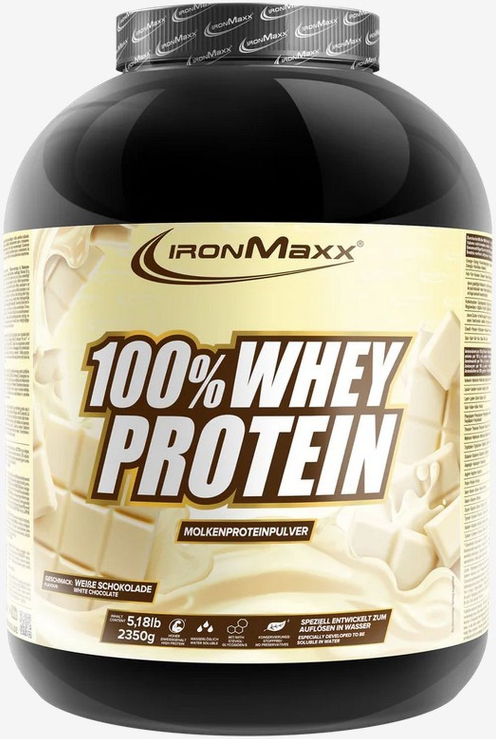 Ironmaxx IronMaxx 100% Whey Protein - 2350g-Dose Pulver