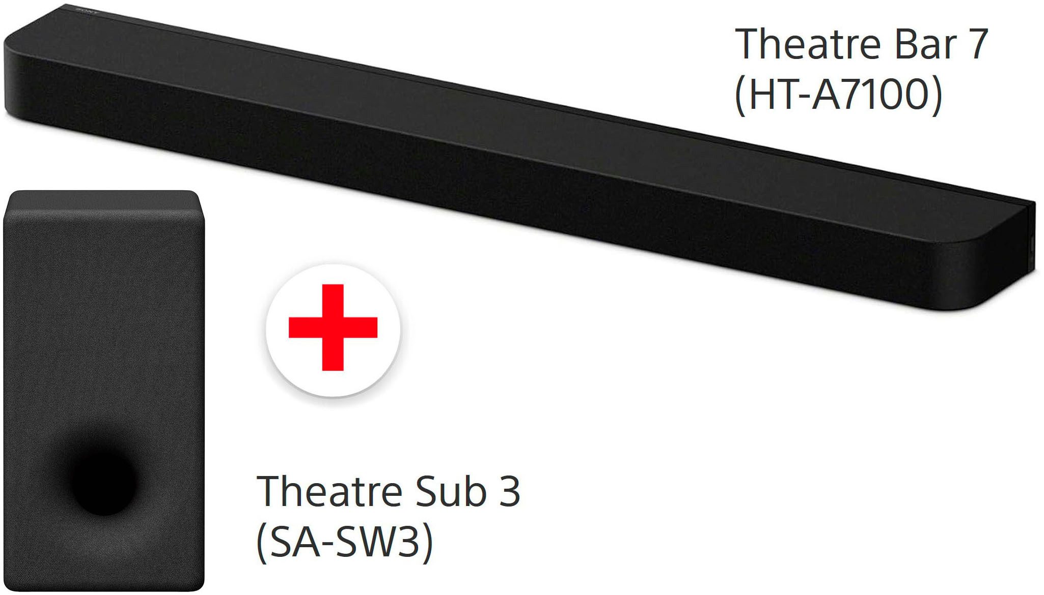 Sony BRAVIA Theatre Bar 7 + BRAVIA Theatre Sub 3 Soundbar 5.0 (A2DP Bluetooth, Bluetooth, AVRCP Bluetooth, WLAN (WiFi), 60 W)
