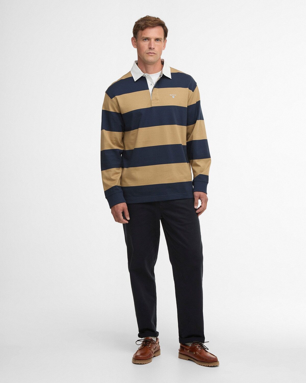 Barbour Langarmshirt Rugbyshirt Broome