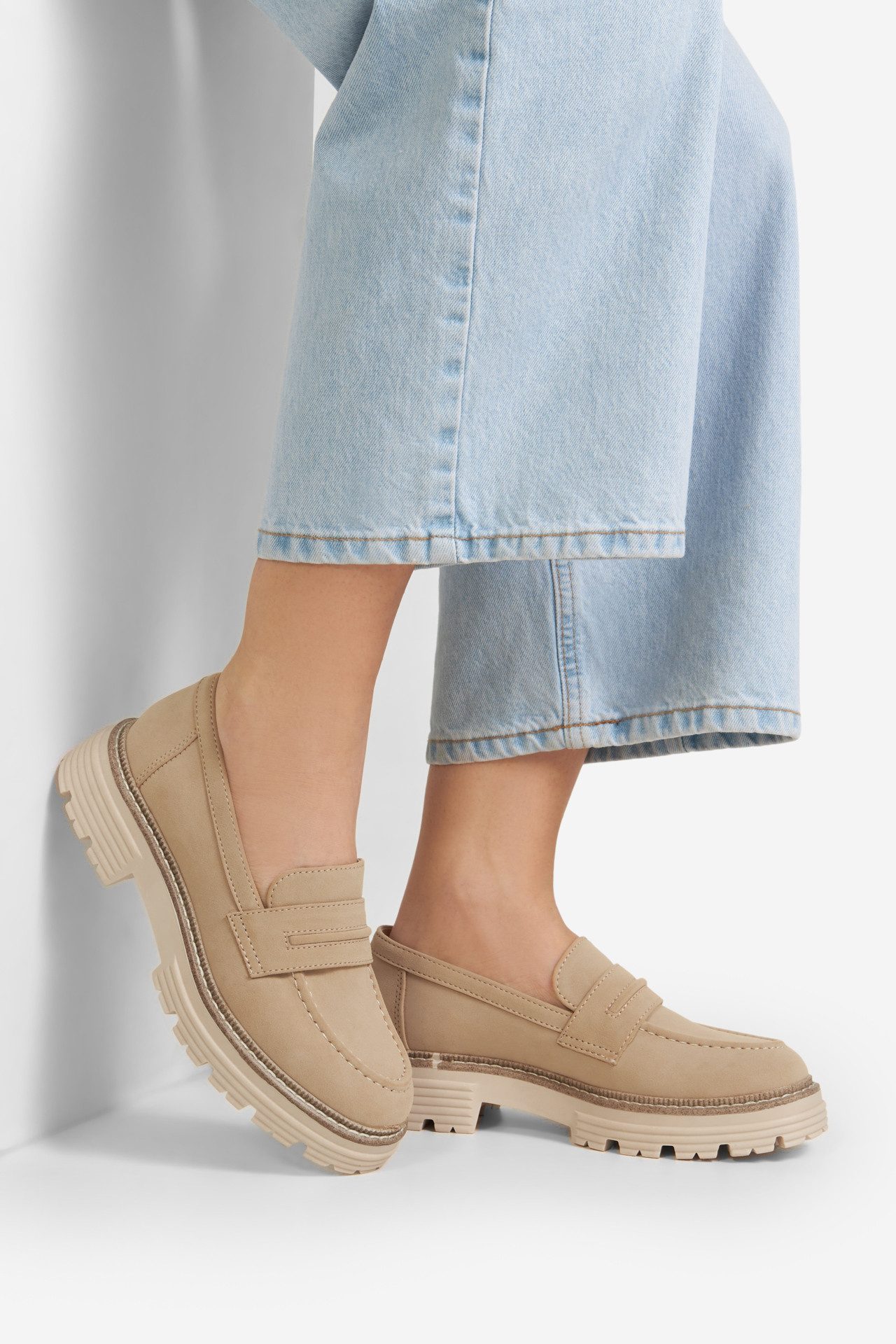 Jenny JENNY Damen Mokassin 40 natur 5903698039701 Mokassin günstig online kaufen