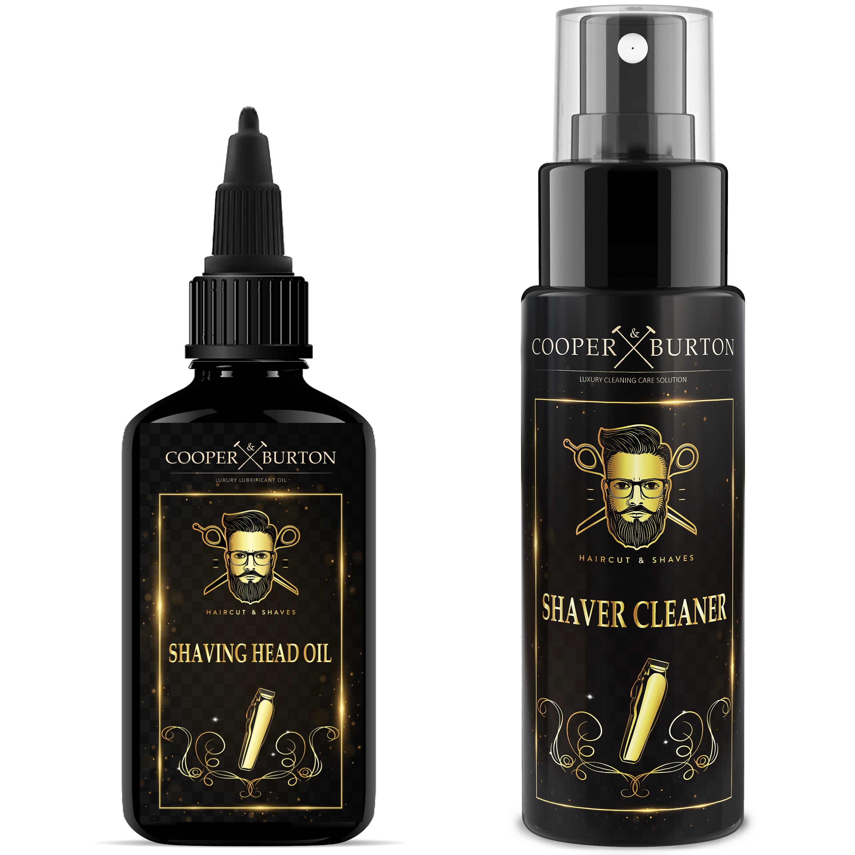 Cooper&Burton Scherkopf Öl & Feinmechaniköl 50 ML Schermaschinenöl Scherkopfreiniger (2-St. 50ml)
