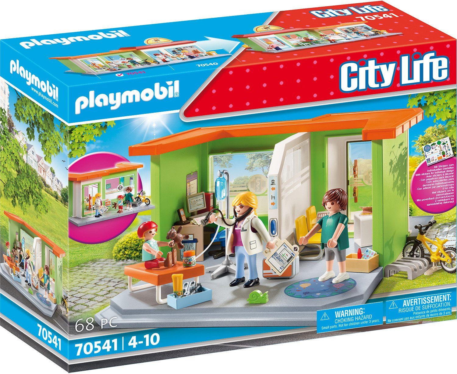 Image of PLAYMOBIL® City Life - Meine Kinderarztpraxis 70541