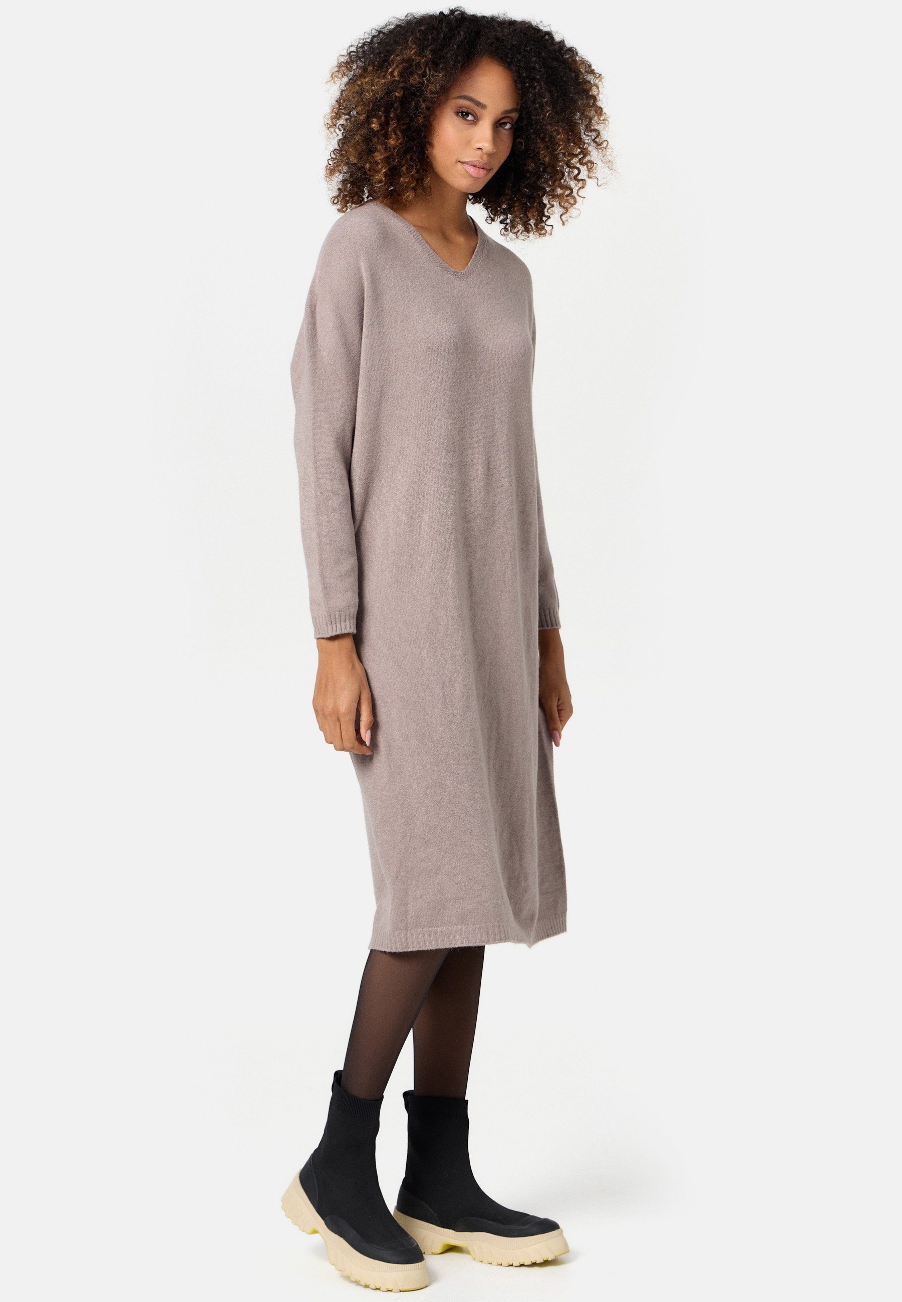 Rayshyne Strickkleid PM72 (Elegantes Strickkleid in 3/4 Länge)