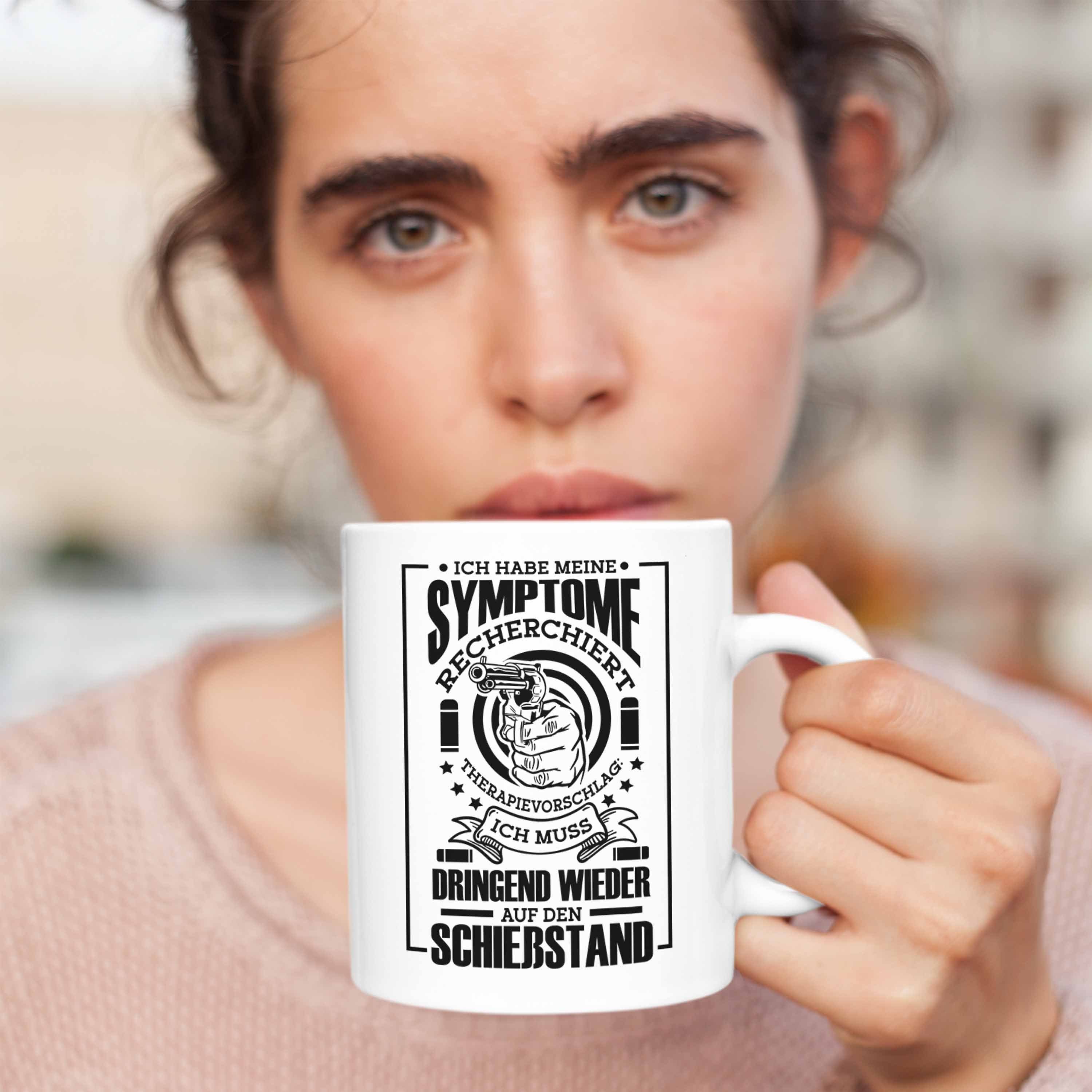 Lustige Weiss Ich Trendation Geschenk Sportschützen Dringend für Tasse Schießen-Tasse Muss Wi