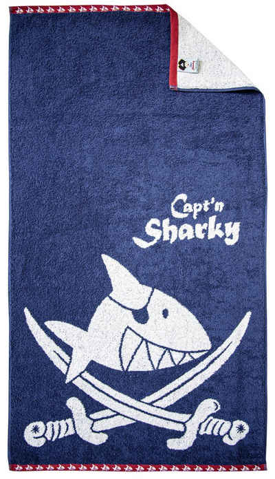 Dyckhoff Duschtuch Kinderfrottierserie 'Capt'n Sharky' Duschtuch 60 x 130 cm Blau