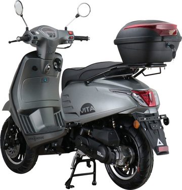 Alpha Motors Motorroller Vita, 50 ccm, 45 km/h, Euro 5, inkl. Topcase