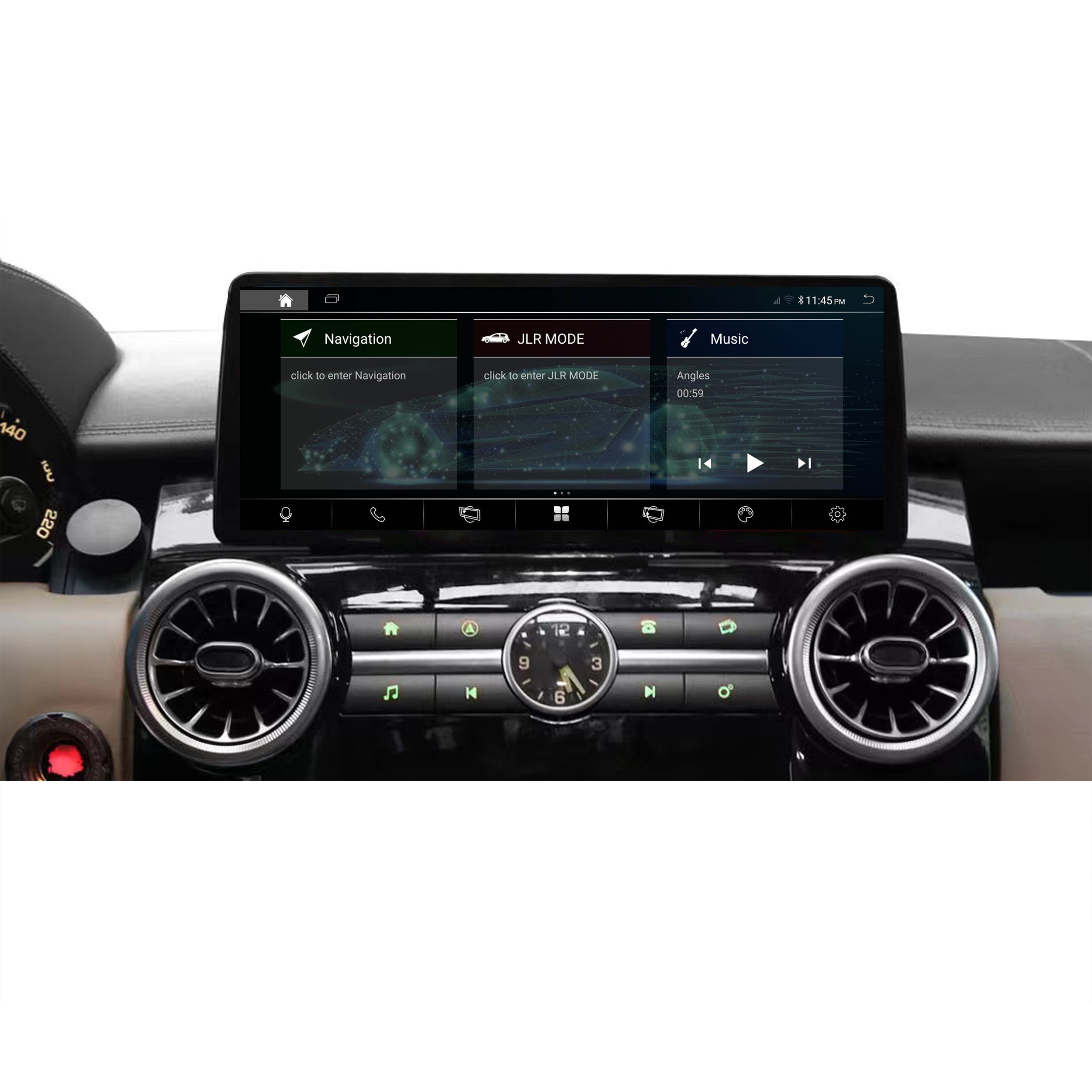 12,3 Touchscreen Für " DENSO Discovery Android Einbau-Navigationsgerät Land Rover TAFFIO CarPlay 4