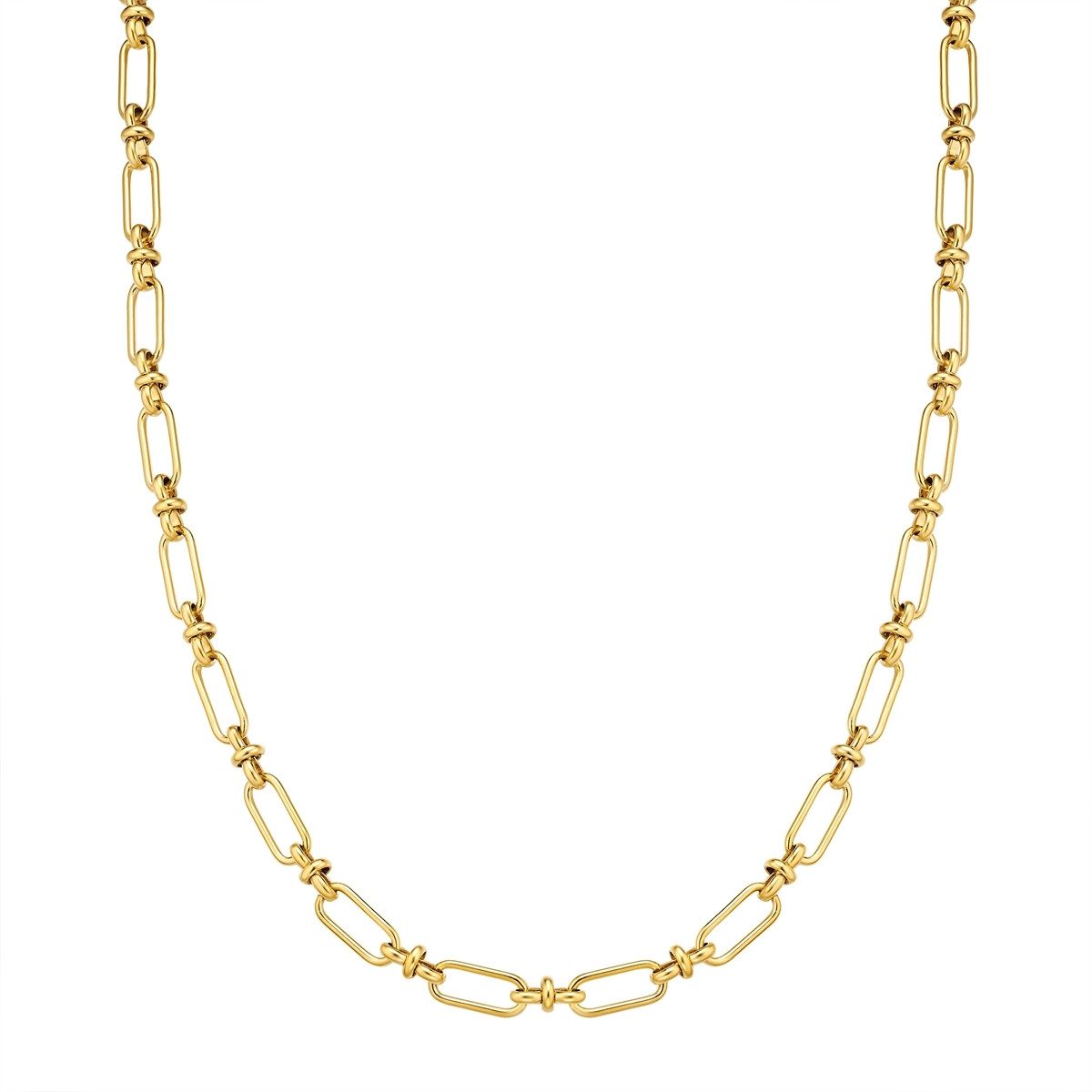 Edelstahlkette gelbgold