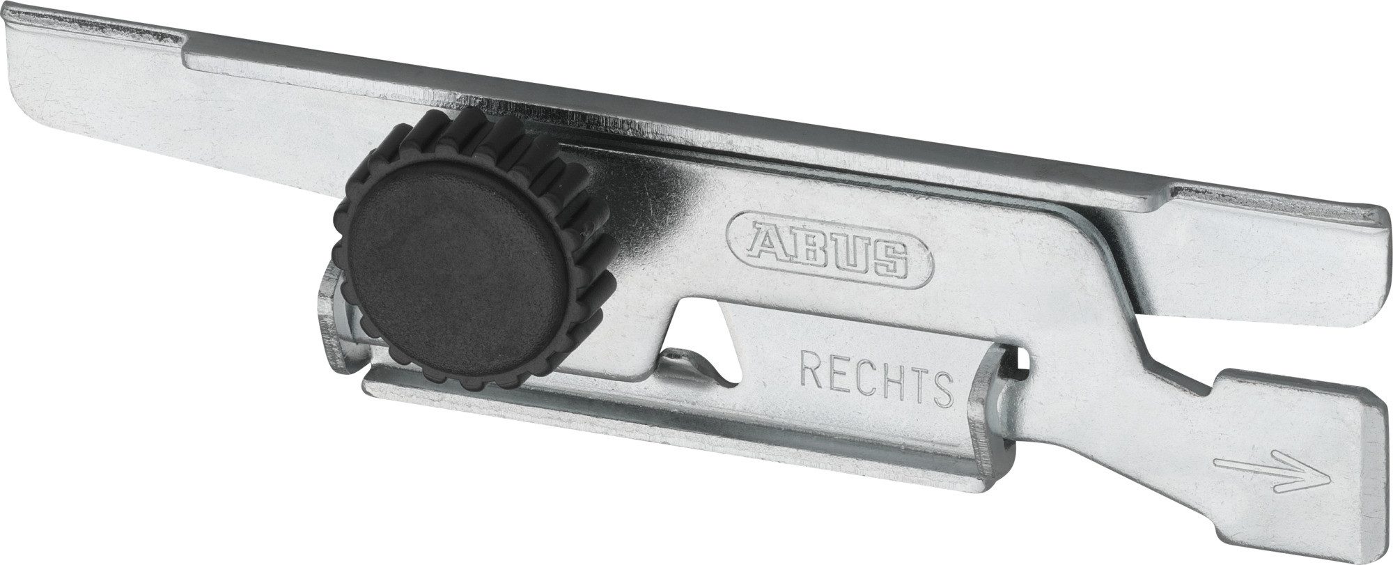 ABUS Rolladensicherung RS97 Rollladensicherung - Hochschiebeschutz für Rollläden, 2er-Set, Paarweise Klemmmontage ohne Bohren und Schrauben, Nachrüstartikel
