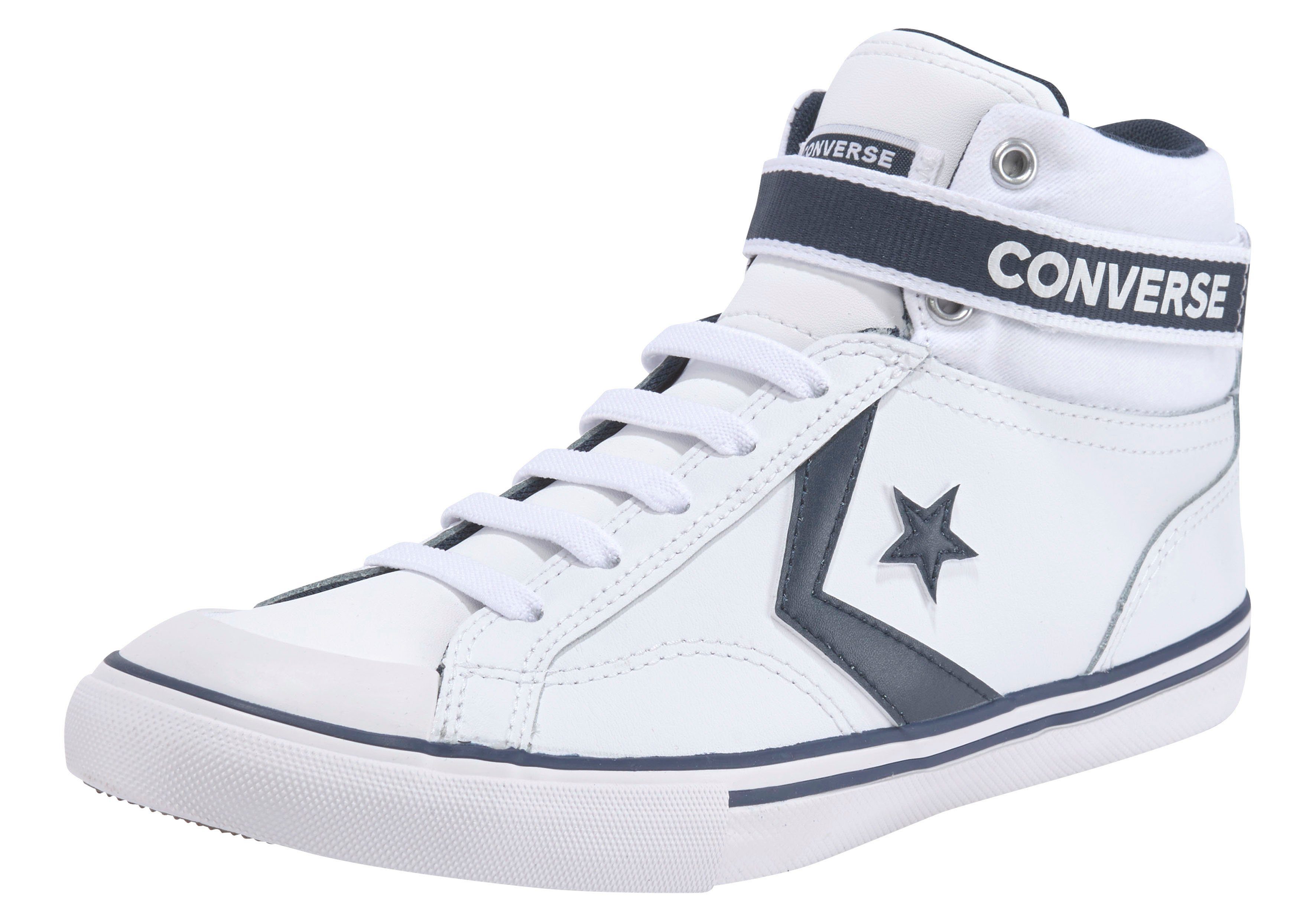 Converse PRO BLAZE STRAP 1V EASY-ON VARSITY Sneaker Für Kinder | Sneaker high