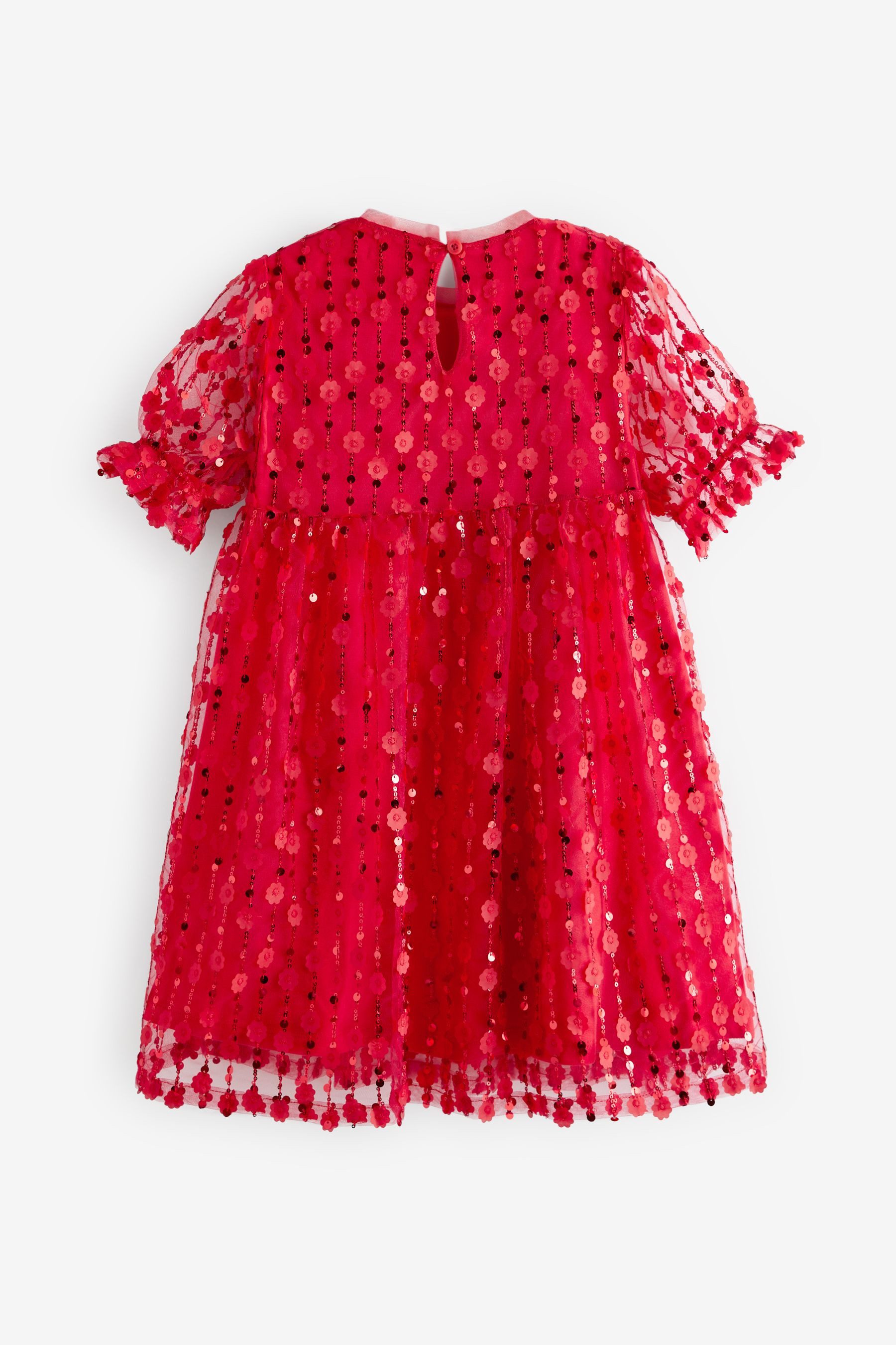 Next Partykleid Geblümtes Mesh-Partykleid (1-tlg) günstig online kaufen