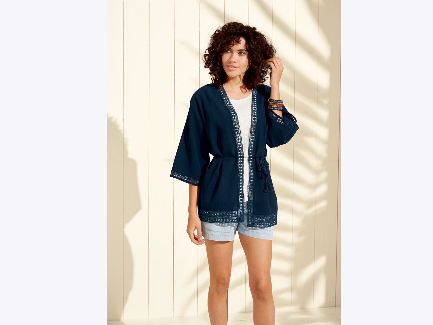 esmara Kimono Kimono kurzarm Sommer Oberteil, günstig online kaufen