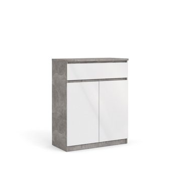 ebuy24 Sideboard Nada Sideboard 2 Türen und 1 Schublade, beton deko (1 St)