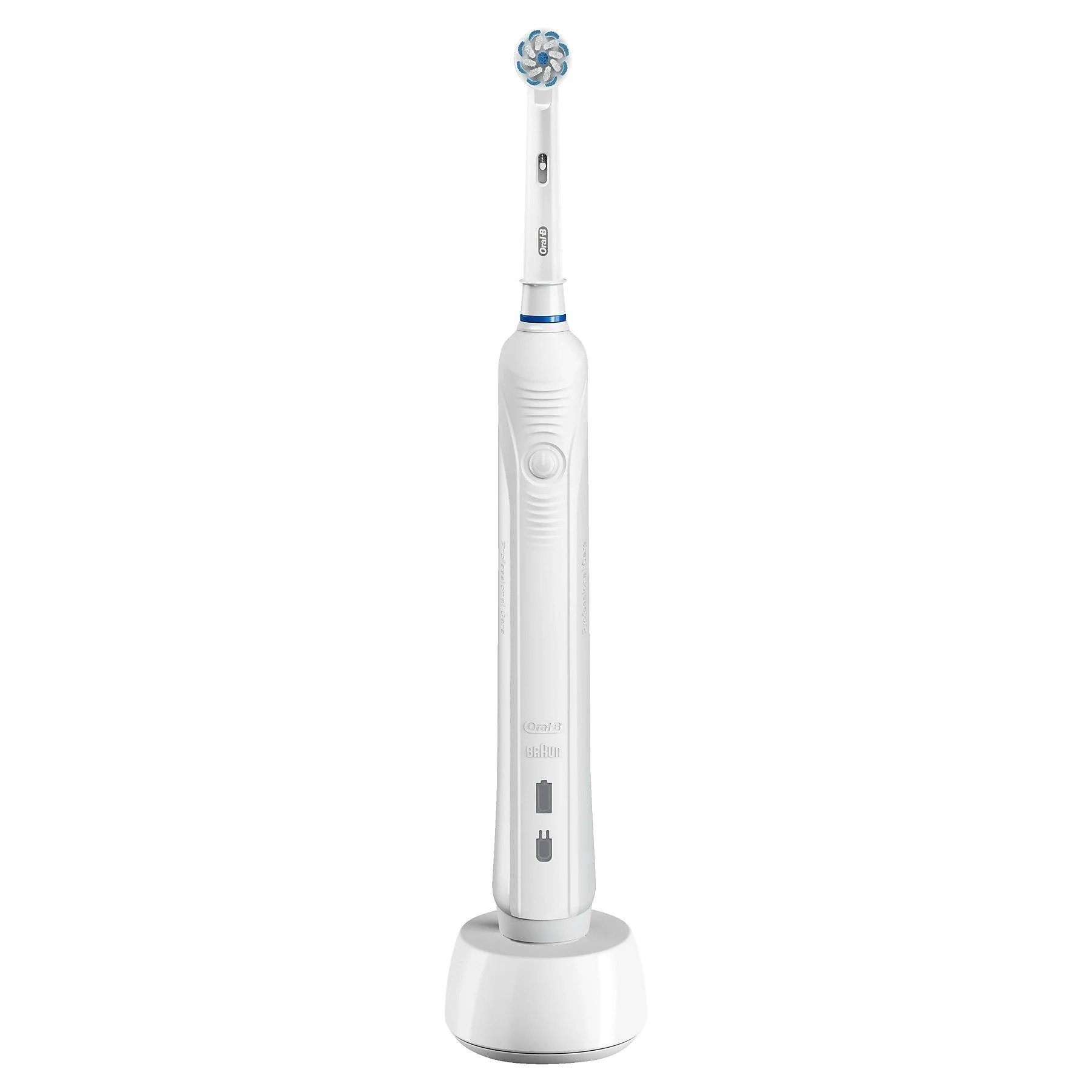 Oral-B Elektrische Zahnbürste sanfte Reinigung, Aufsteckbürsten: 1 St., gründliche Zahnreinigung, 3 Putzprogamme, Drucksensor & Timer
