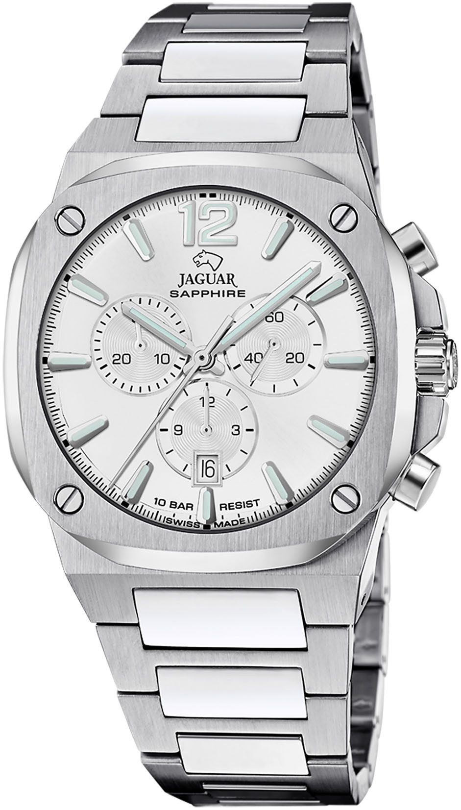 Jaguar Chronograph Rondcarre J1025/4, Quarz,Armbanduhr,Herrenuhr,Swiss Made günstig online kaufen