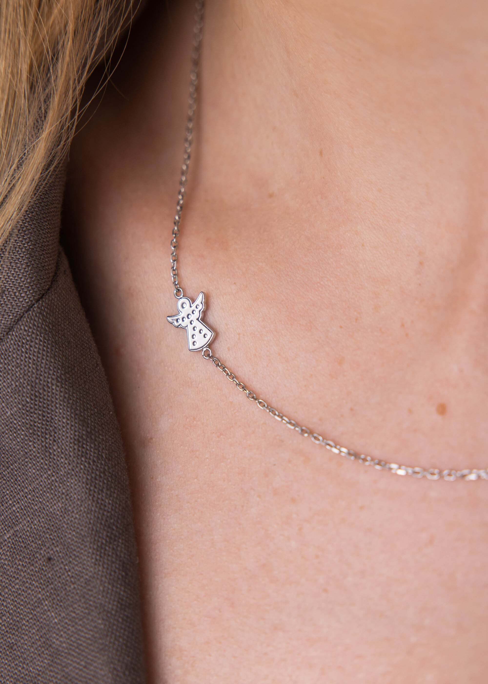 Purelei Kette mit Anhänger Side Angel (Kette)