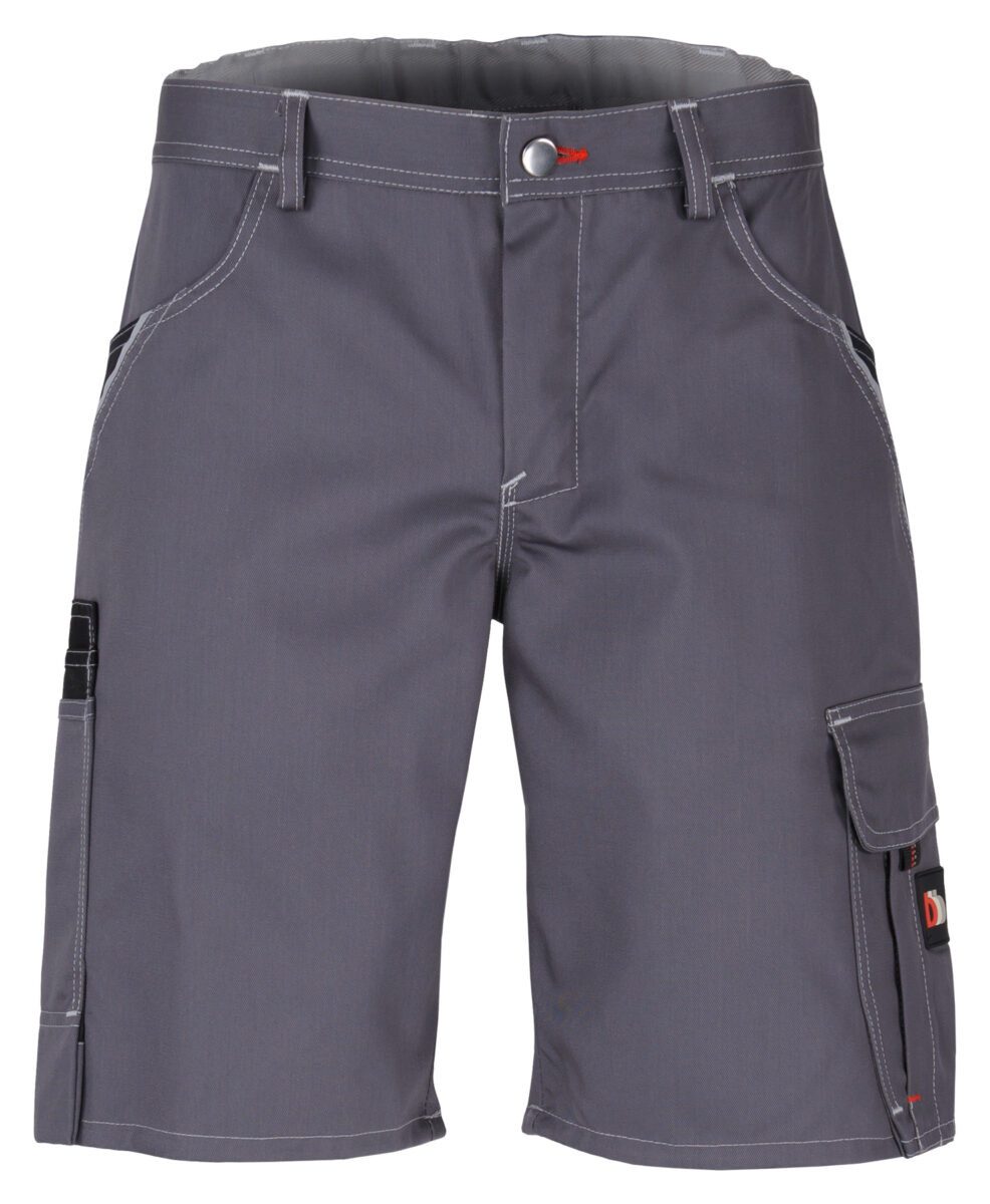 Arbeitsshorts beb HANDWERK Herren Shorts INFLAME Polyestermix Grau/Schwarz
