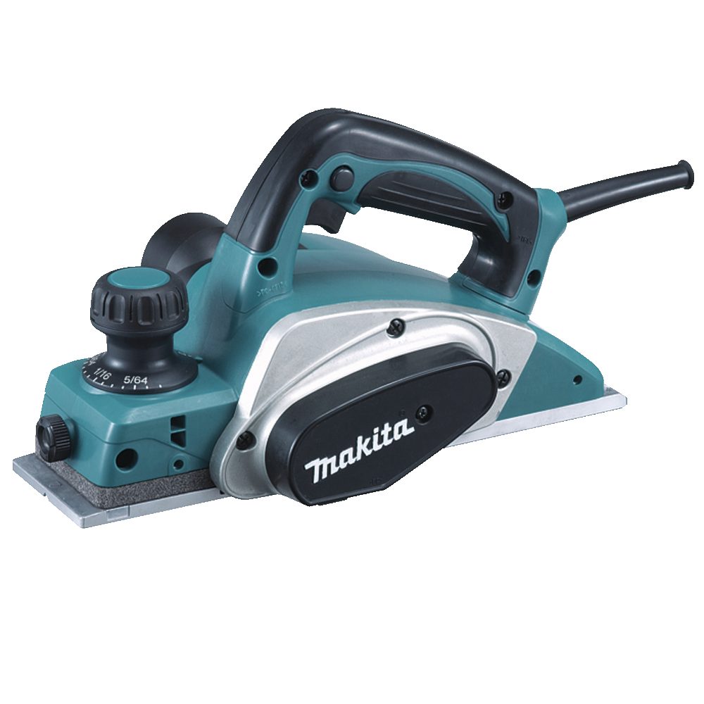 Makita Elektrohobel Falzhobel KP0800J, 620 Watt, 82 mm, im Makpac Gr.