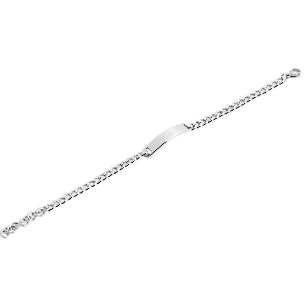 Armband Armband – Panzerarmband aus Edelstahl 19+4 cm