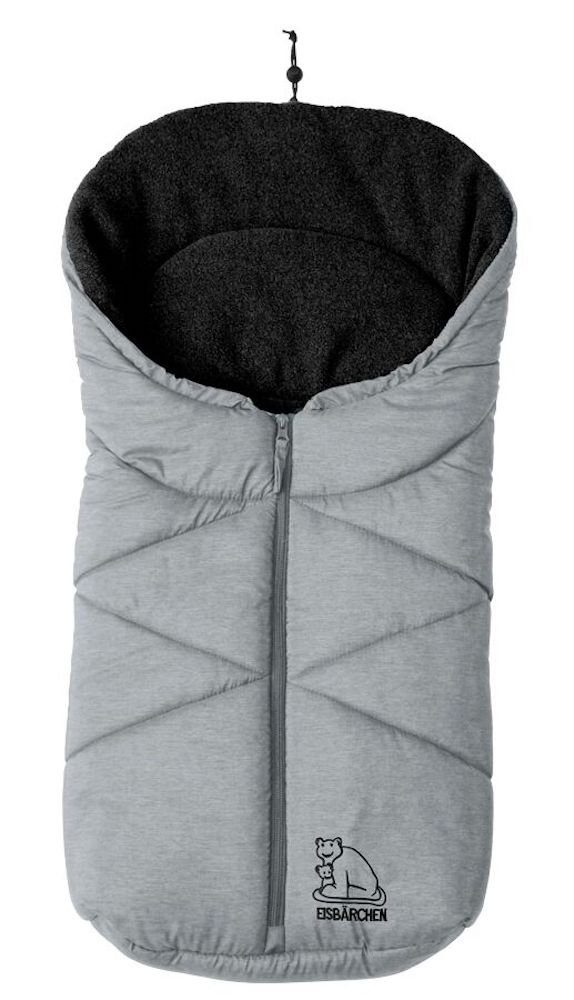 Heitmann Felle Fußsack Fußsack für Kinderwagen oder Babyschale Eisbärchen