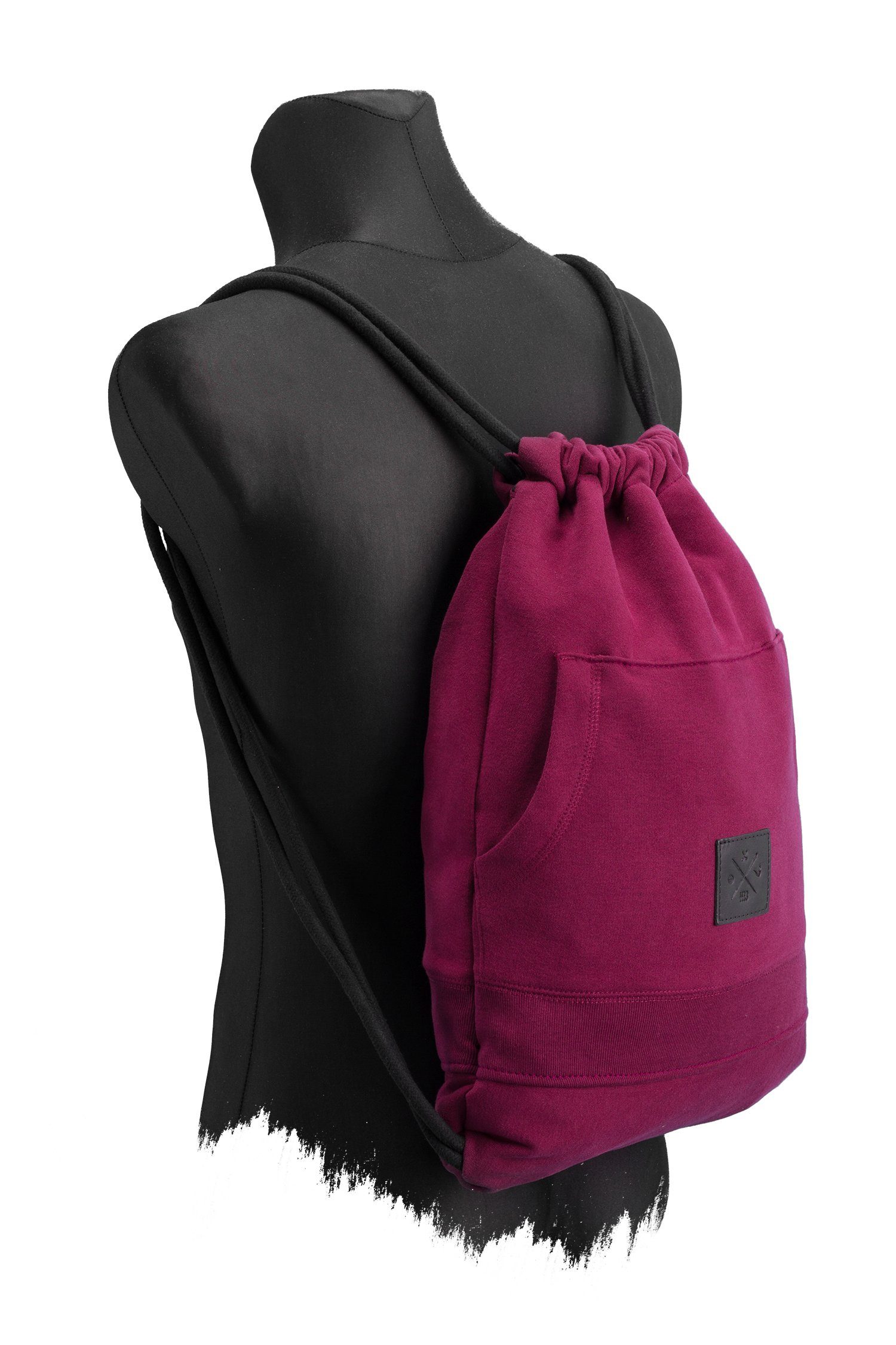 Manufaktur13 Turnbeutel Hoodie Sports Bag - Sportbeutel, Gymbag, mit Pullover Bauchtasche
